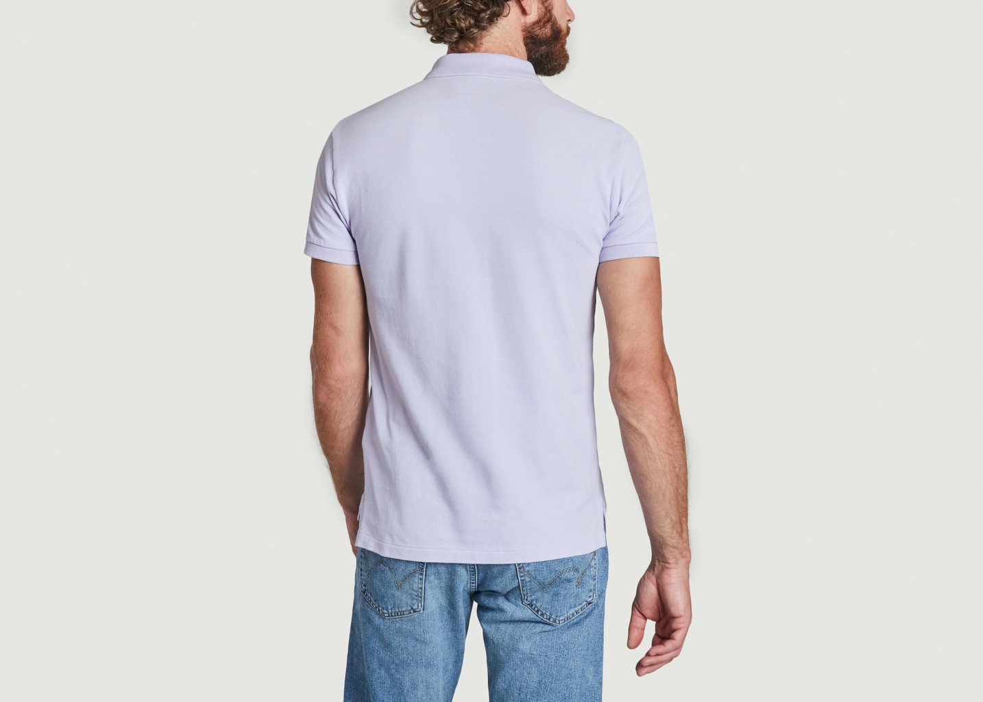 L'exception Polo Manches Courtes Violet Polo Ralph Lauren