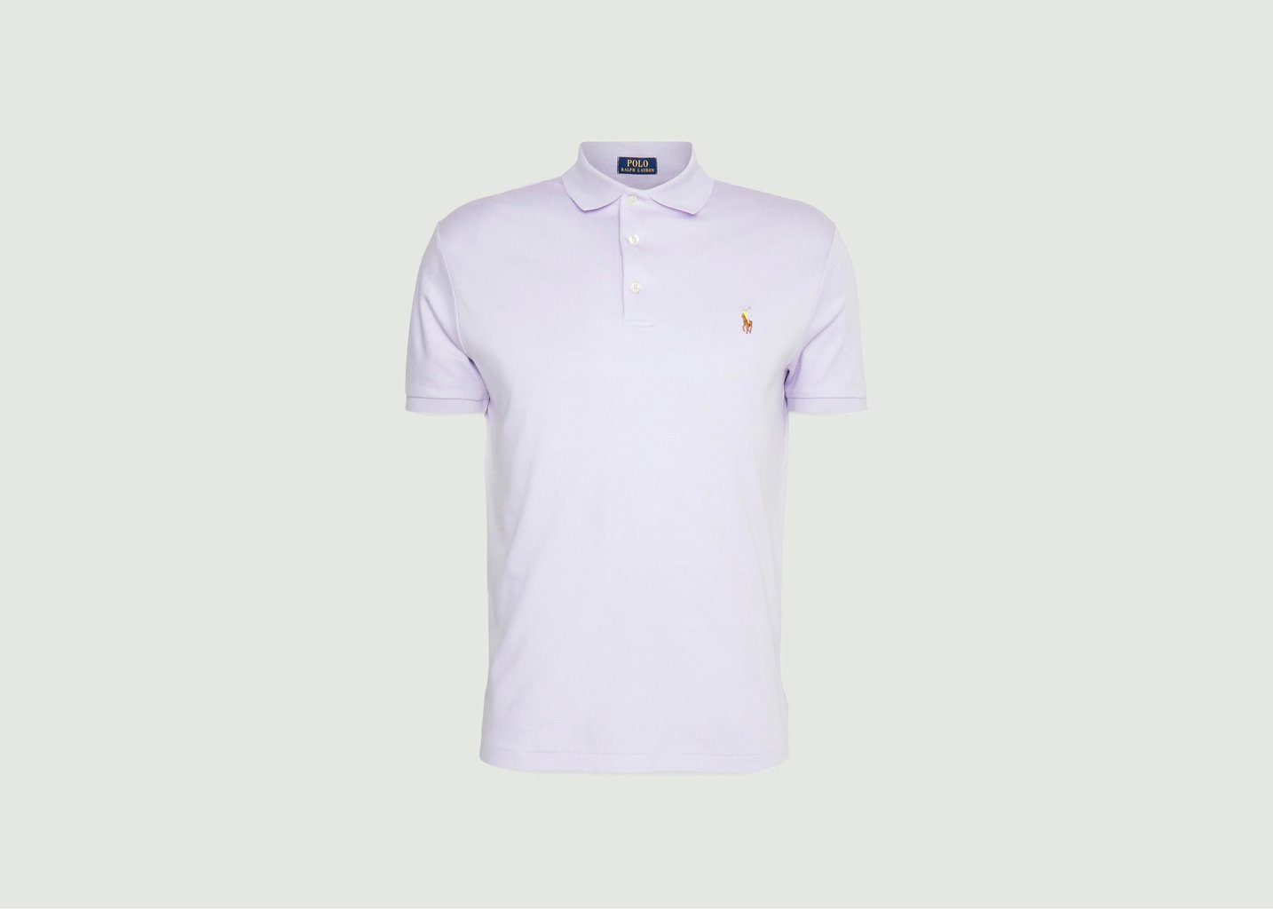 l'exception Polo Manches Courtes Violet Polo Ralph Lauren