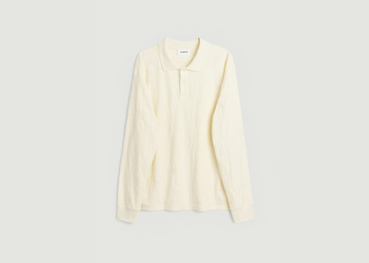 l'exception Polo Robert manches longues Crème soulland