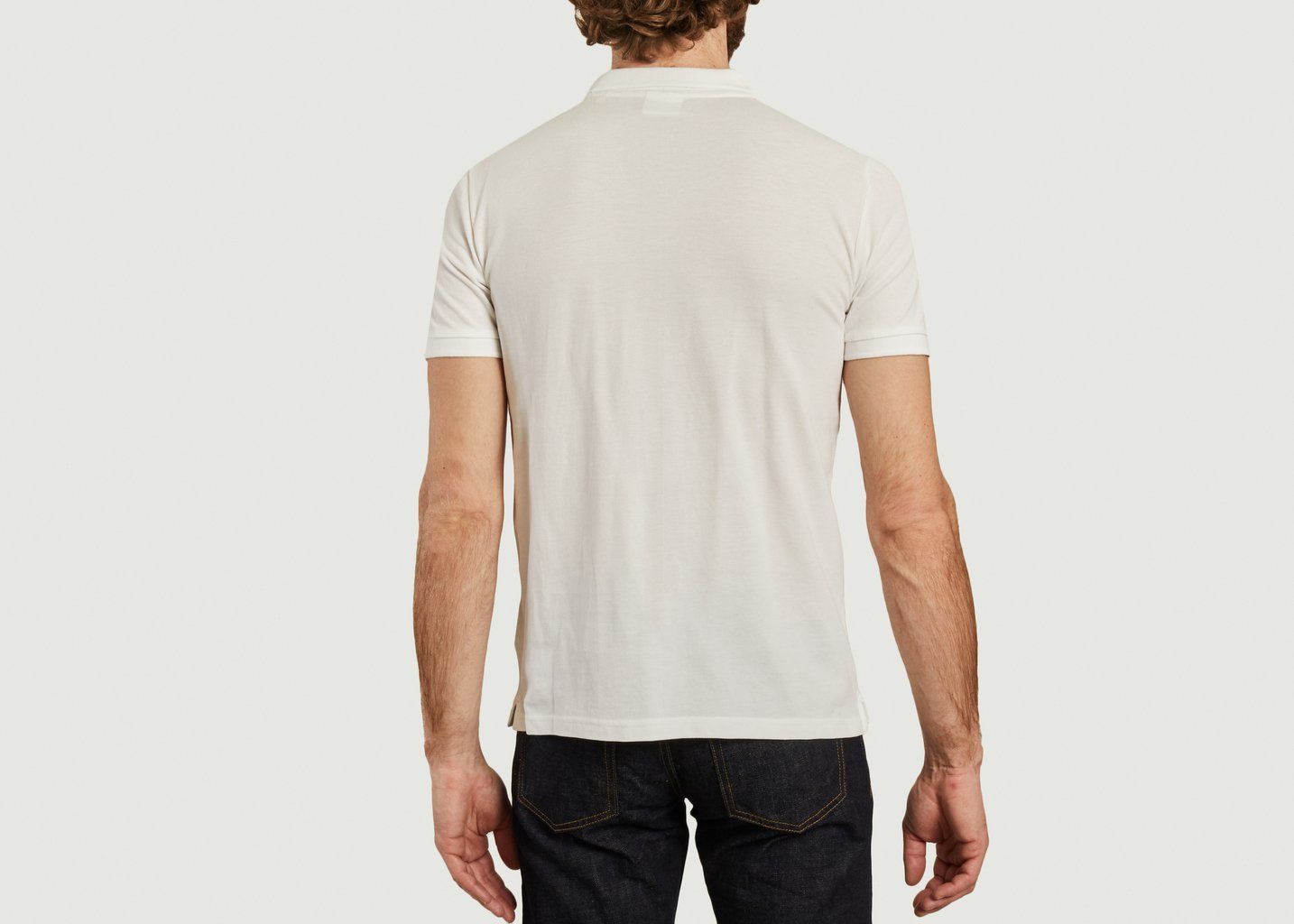 L'exception Polo Rowan Blanc Knowledge Cotton Apparel