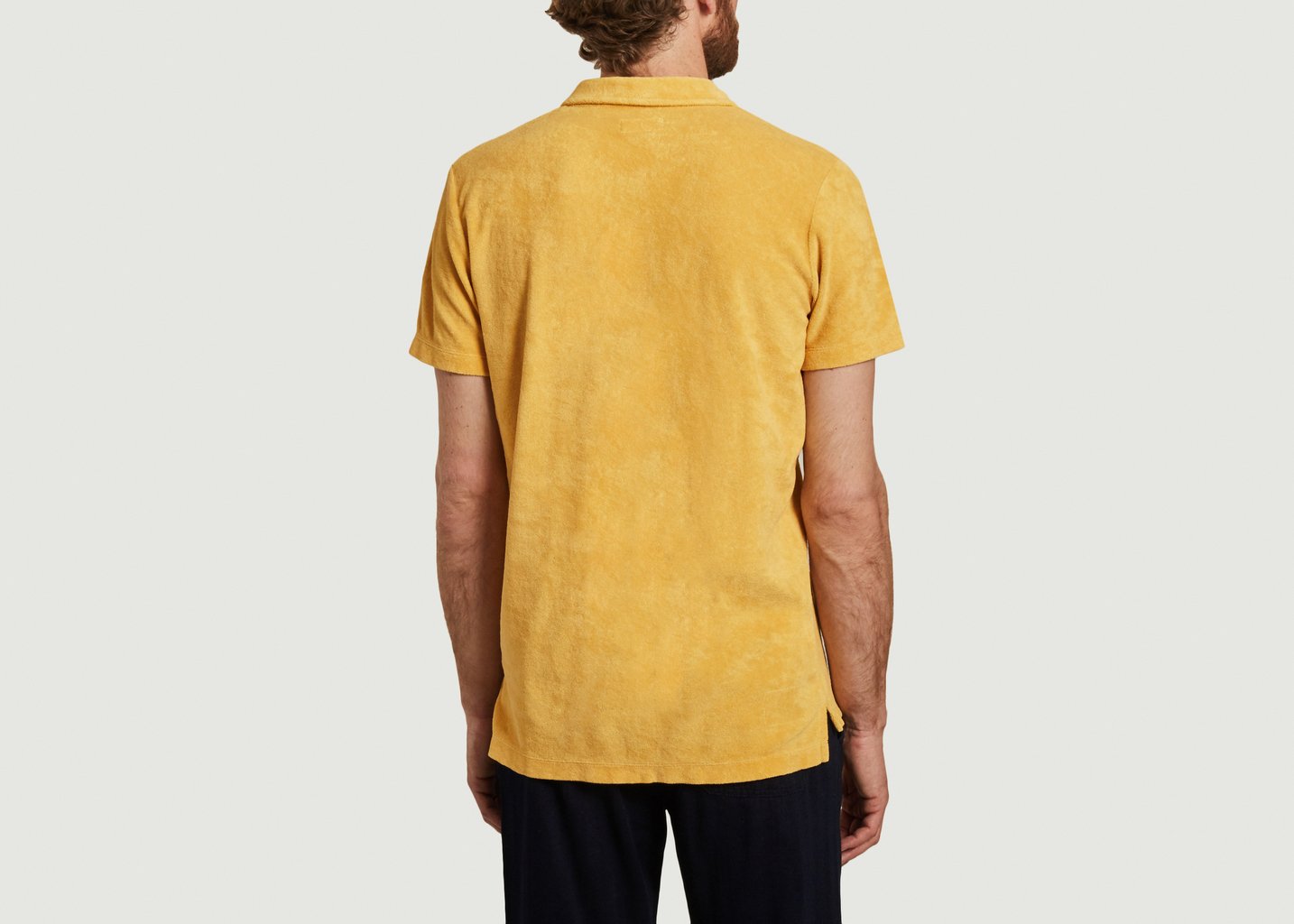 L'exception Polo Vacation Molletonné Jaune Universal Works