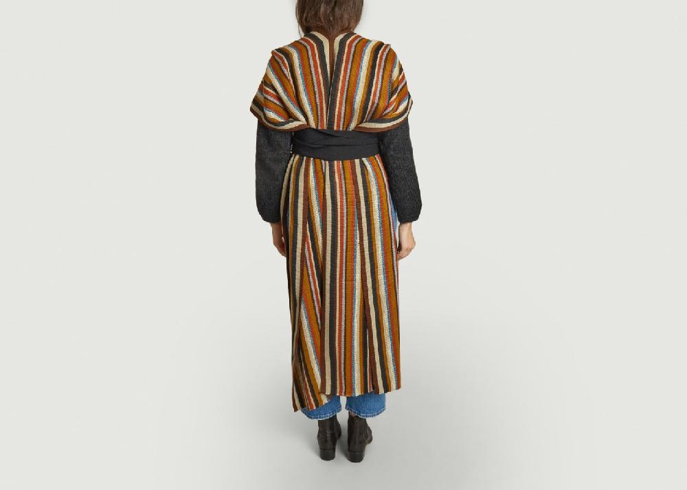 L'exception Poncho Cacique Multicolore Adriana Santacruz