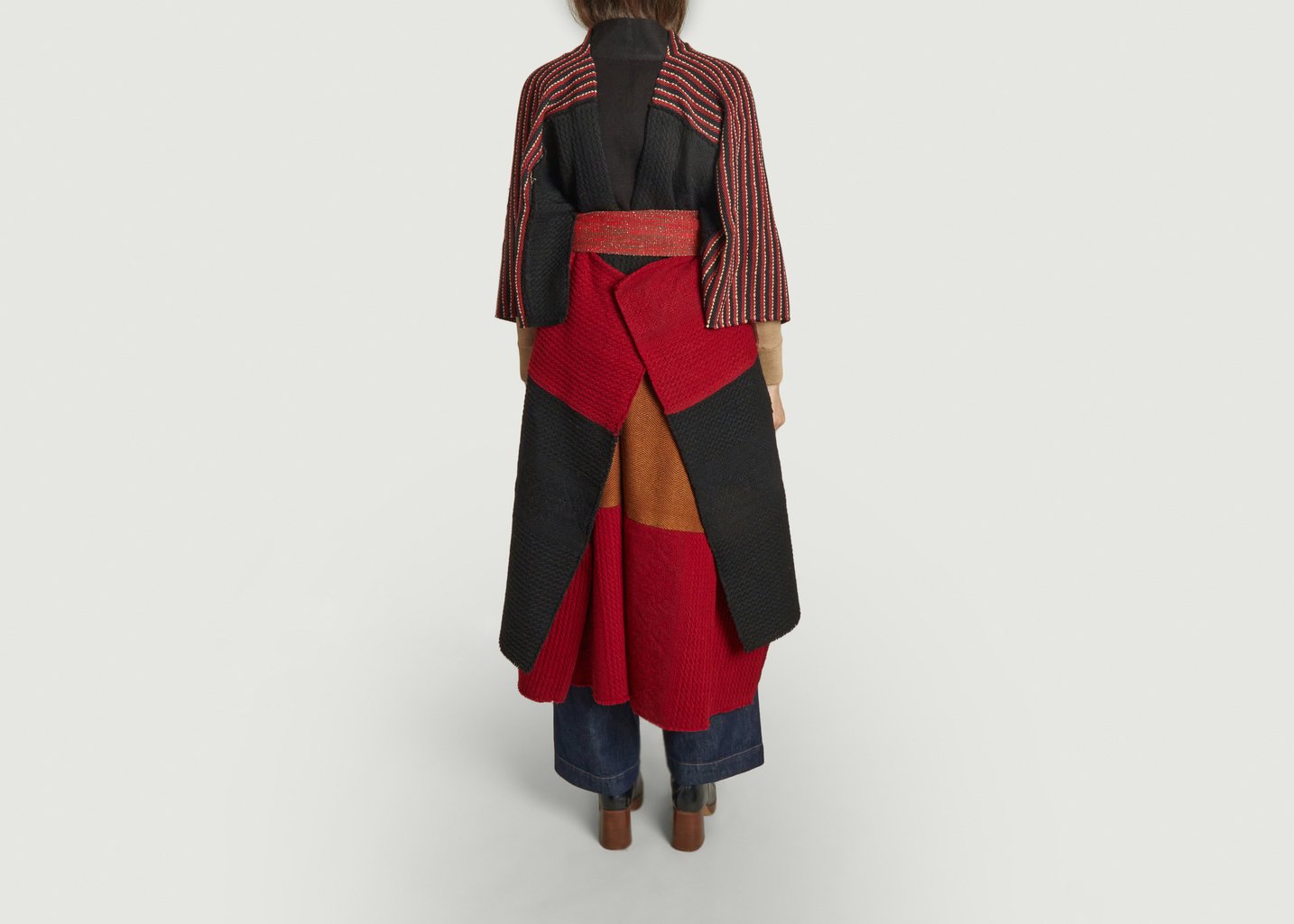 L'exception Poncho Linea Media Multicolore Adriana Santacruz