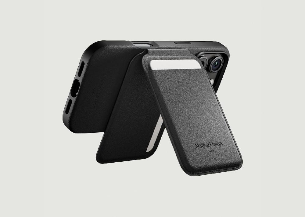 l'exception Portefeuille actif Stand Noir Native Union