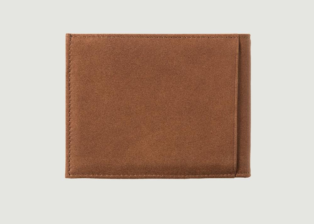 L'exception Portefeuille Arthur En Cuir Nubuck Marron Larmorie
