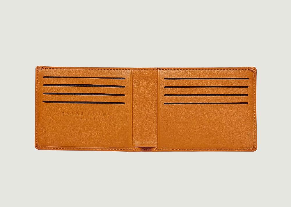 L'exception Portefeuille Lascarbiches Orange Carré Royal