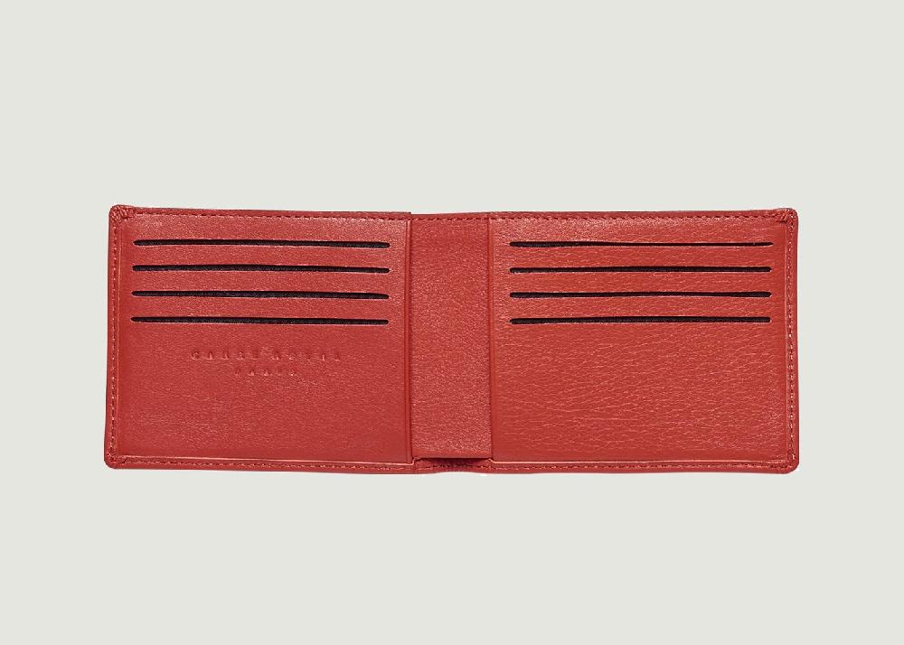 L'exception Portefeuille Lascarbiches Rouge Carré Royal