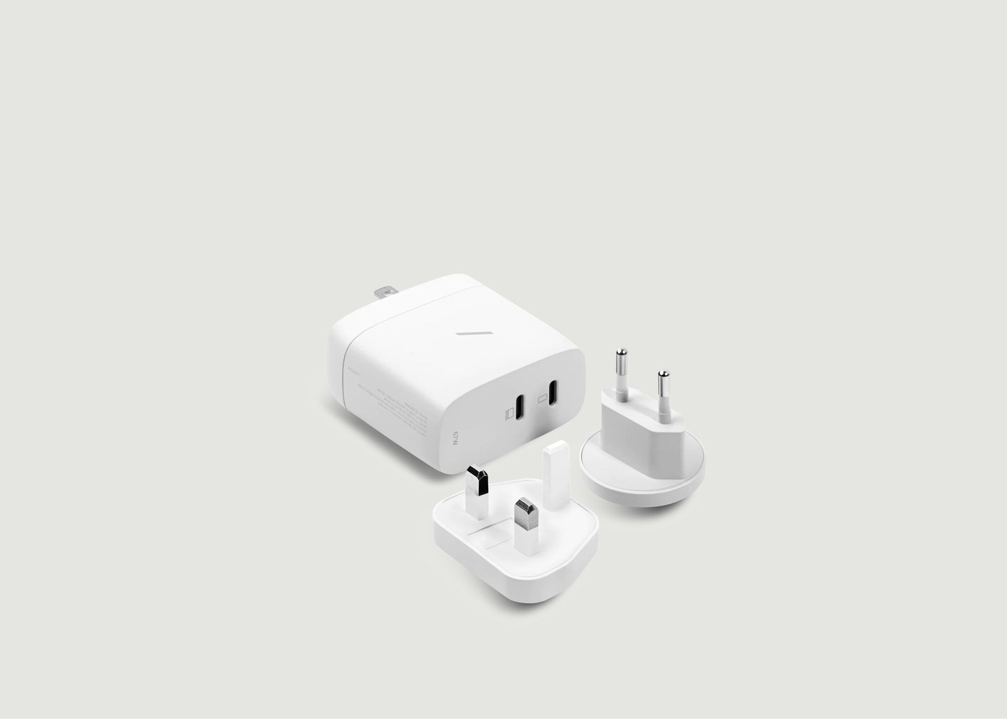 L'exception Prise Fast GaN Charger PD 67W Blanc Native Union
