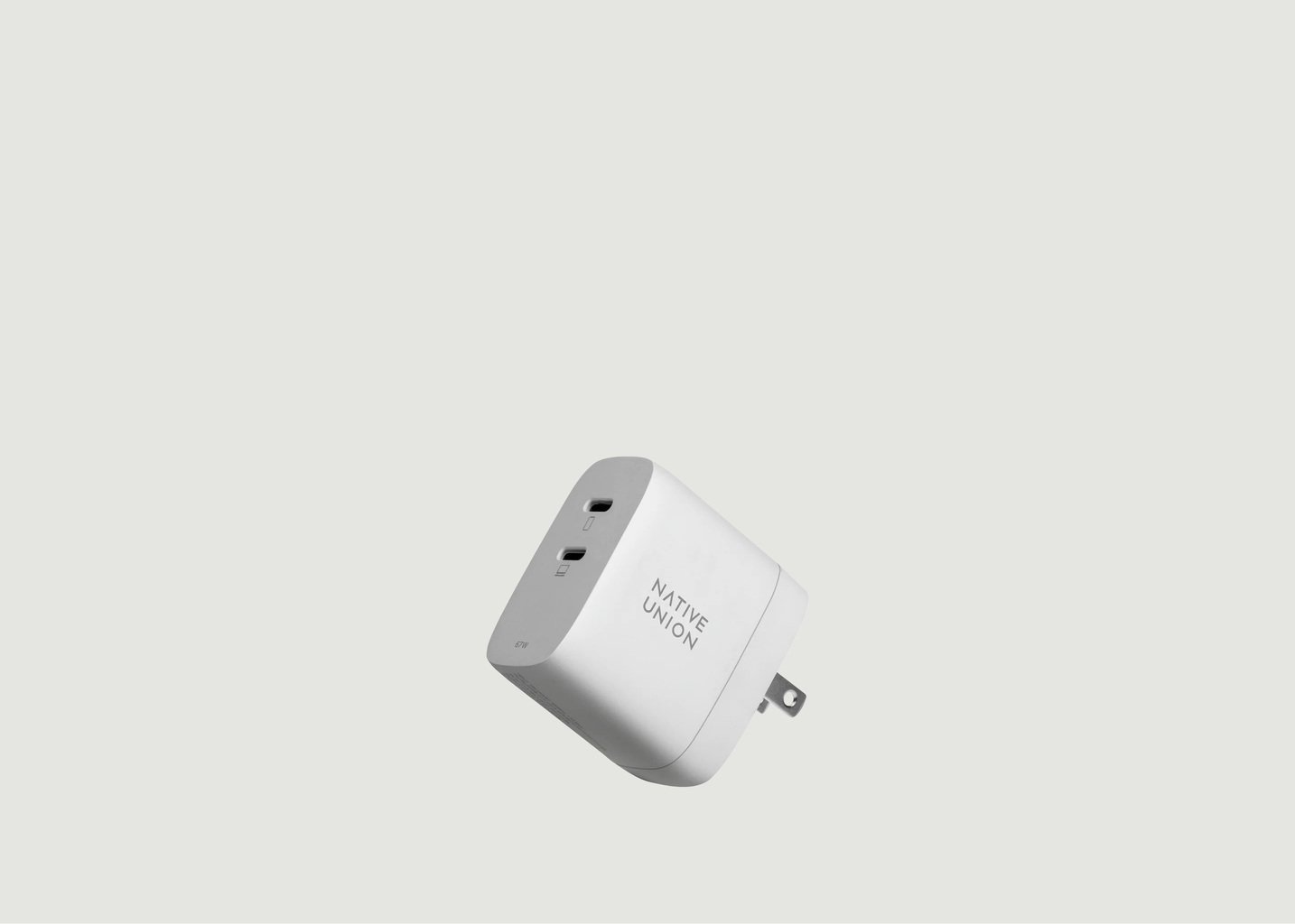 l'exception Prise Fast GaN Charger PD 67W Blanc Native Union