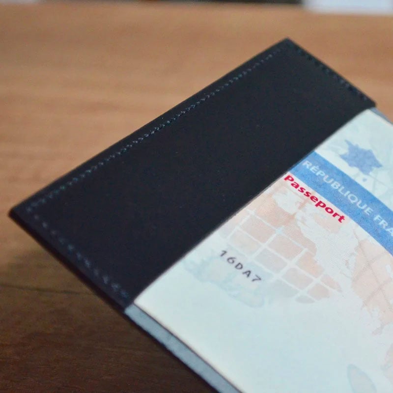 L'exception Protège Passeport Jules Noir Valet De Pique