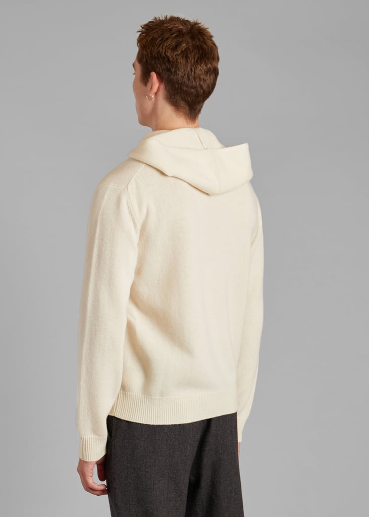 L'exception Pull à Capuche En Laine Recyclée Beige L'Exception Paris