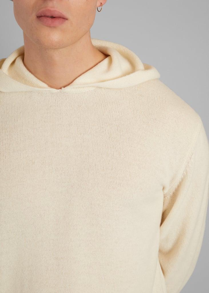 L'exception Pull à Capuche En Laine Recyclée Beige L'Exception Paris