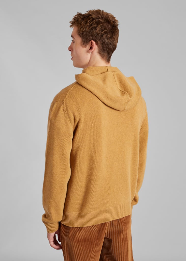 L'exception Pull à Capuche En Laine Recyclée Camel L'Exception Paris