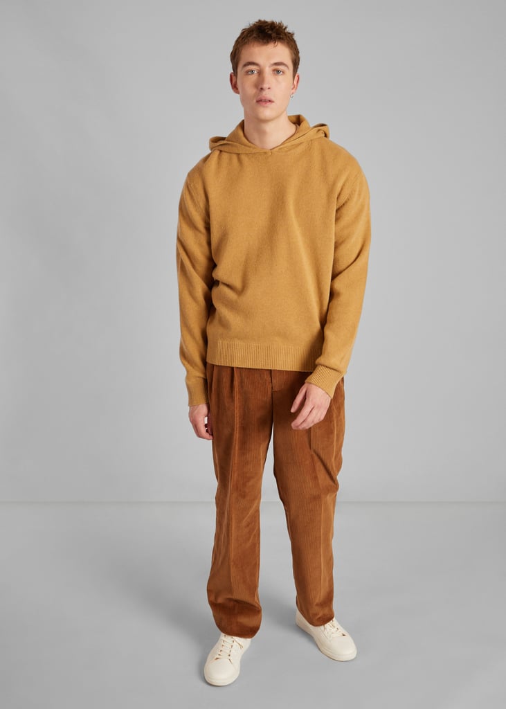 L'exception Pull à Capuche En Laine Recyclée Camel L'Exception Paris