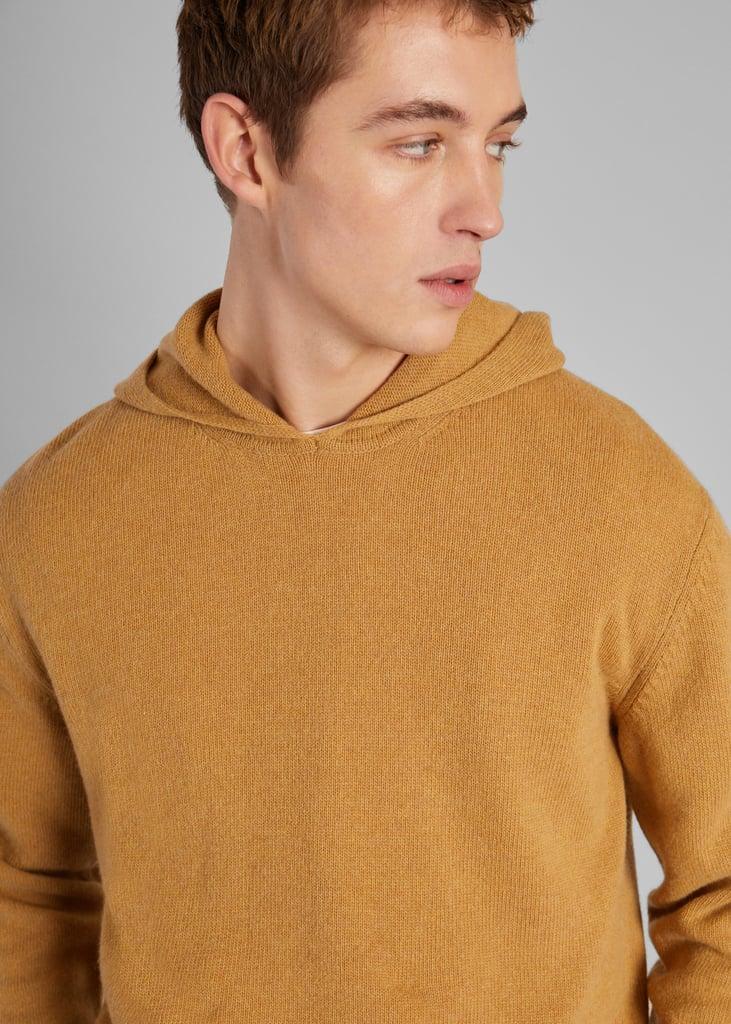 L'exception Pull à Capuche En Laine Recyclée Camel L'Exception Paris