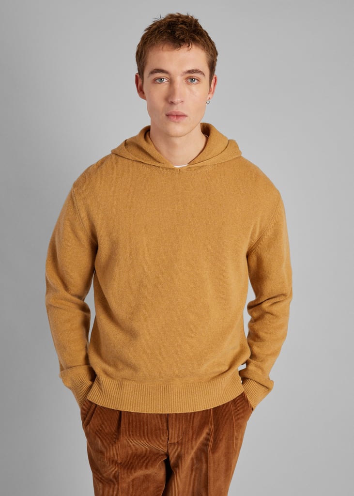 l'exception Pull à capuche en laine recyclée Camel L'Exception Paris