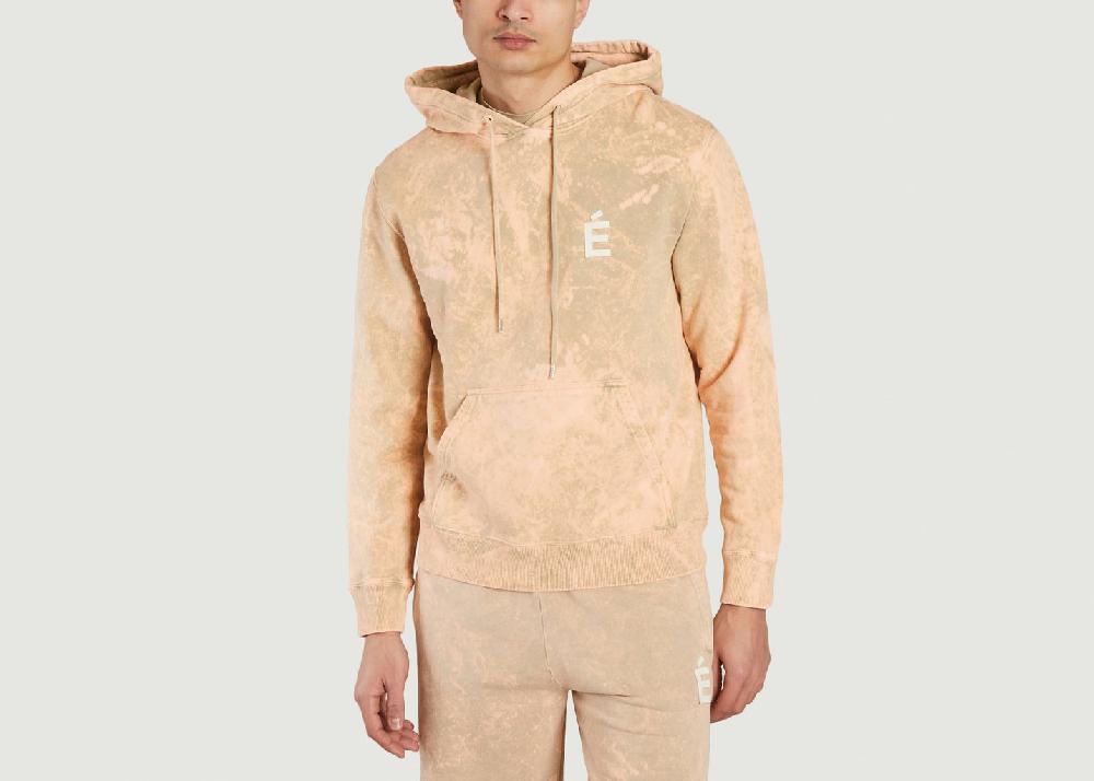 l'exception Pull à capuche Patch Beige Etudes Studio