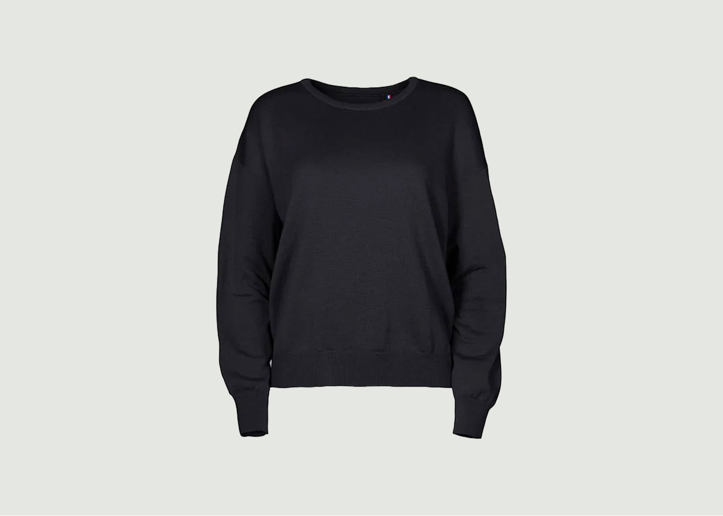 l'exception Pull Agathe Noir Lafrançaise Mailles in France