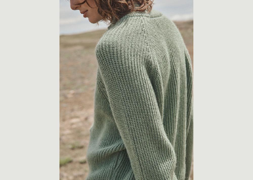 L'exception Pull Aurélie Vert Lafrançaise Mailles In France