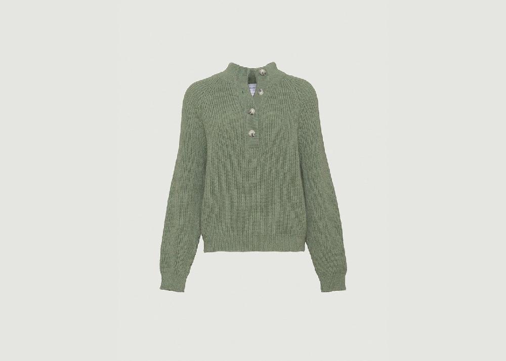 l'exception Pull Aurélie Vert Lafrançaise Mailles in France