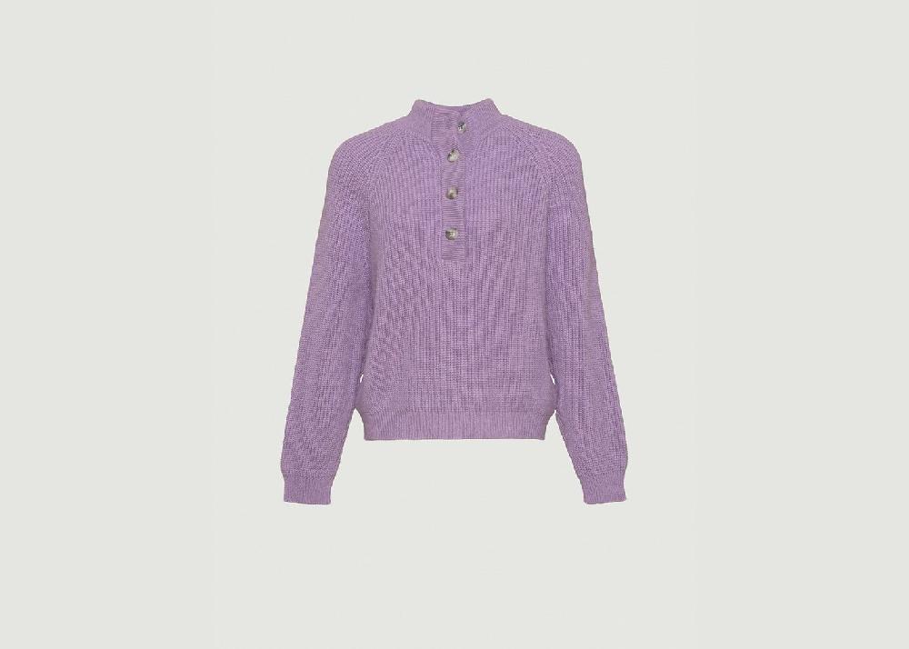 l'exception Pull Aurélie Violet Lafrançaise Mailles in France