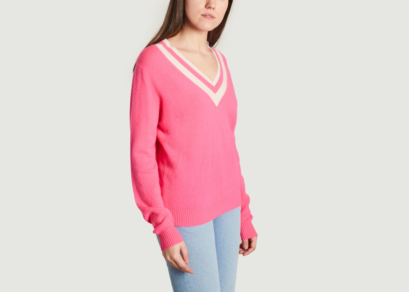L'exception Pull Bailey Cachemire Rose Absolut Cashmere