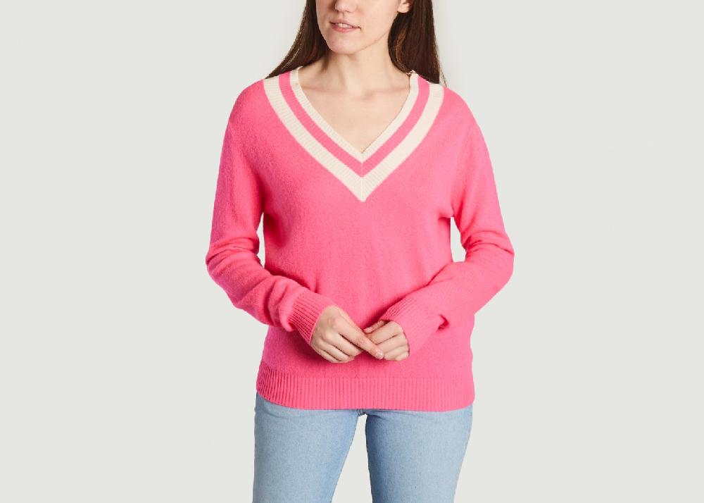 l'exception Pull Bailey Cachemire Rose Absolut cashmere