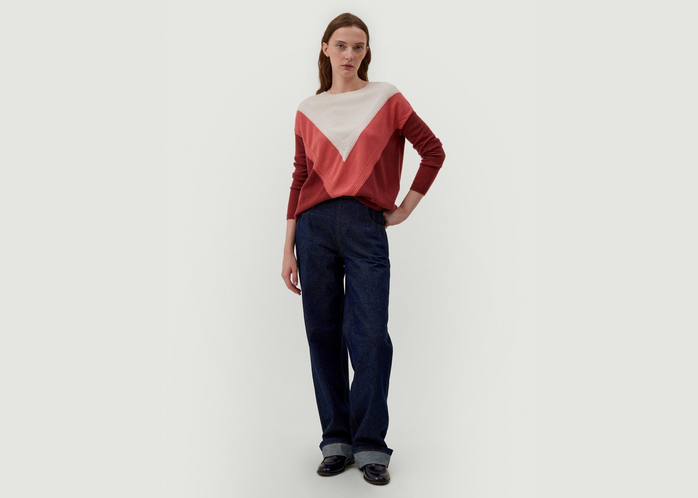 L'exception Pull Cachemire Ongot Multicolore Hircus