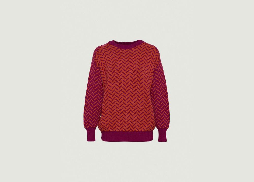 l'exception Pull Cindy Orange Lafrançaise Mailles in France