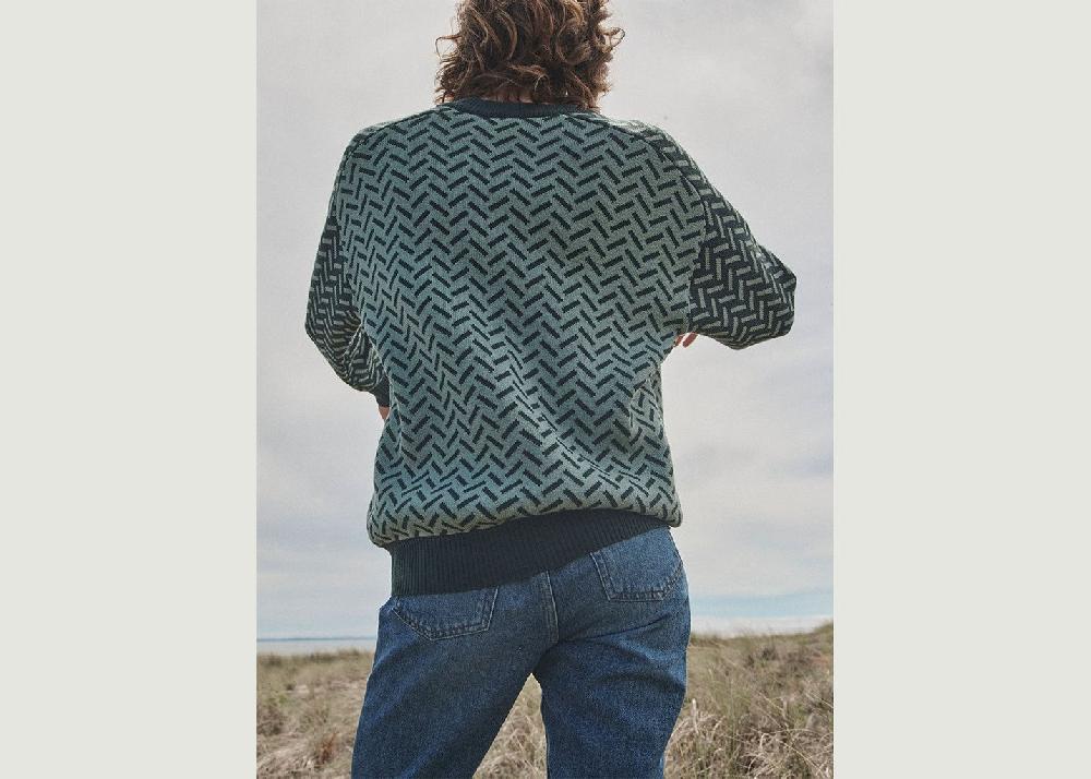 L'exception Pull Cindy Vert Sapin Lafrançaise Mailles In France
