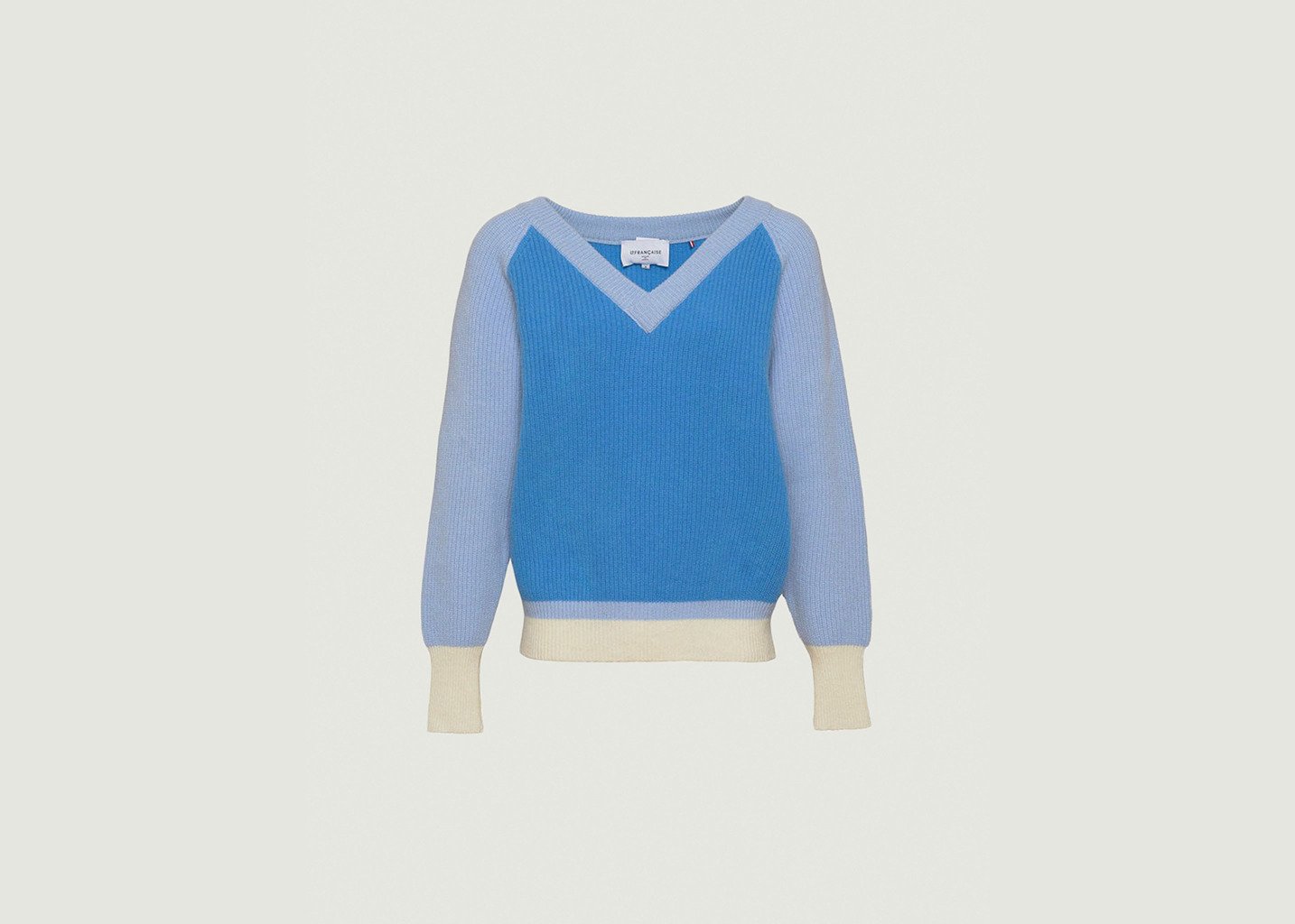 l'exception Pull Clémence Bleu Lafrançaise Mailles in France
