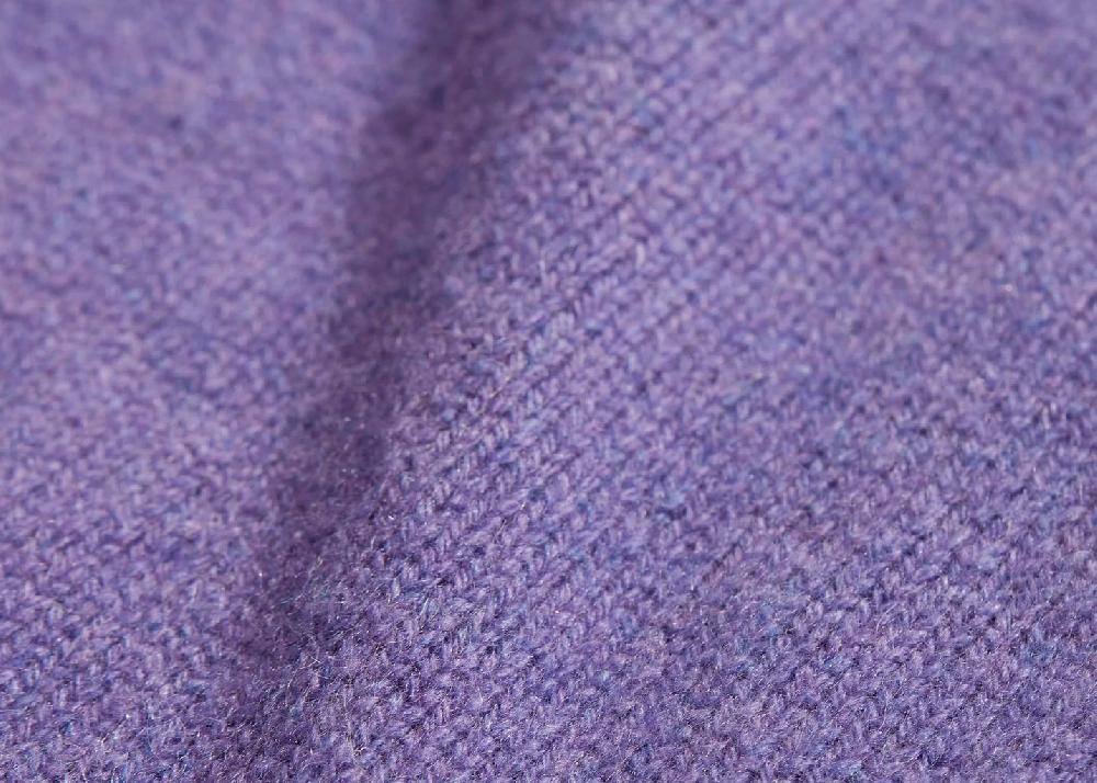 L'exception Pull Col Rond En Cachemire Violet Tricot