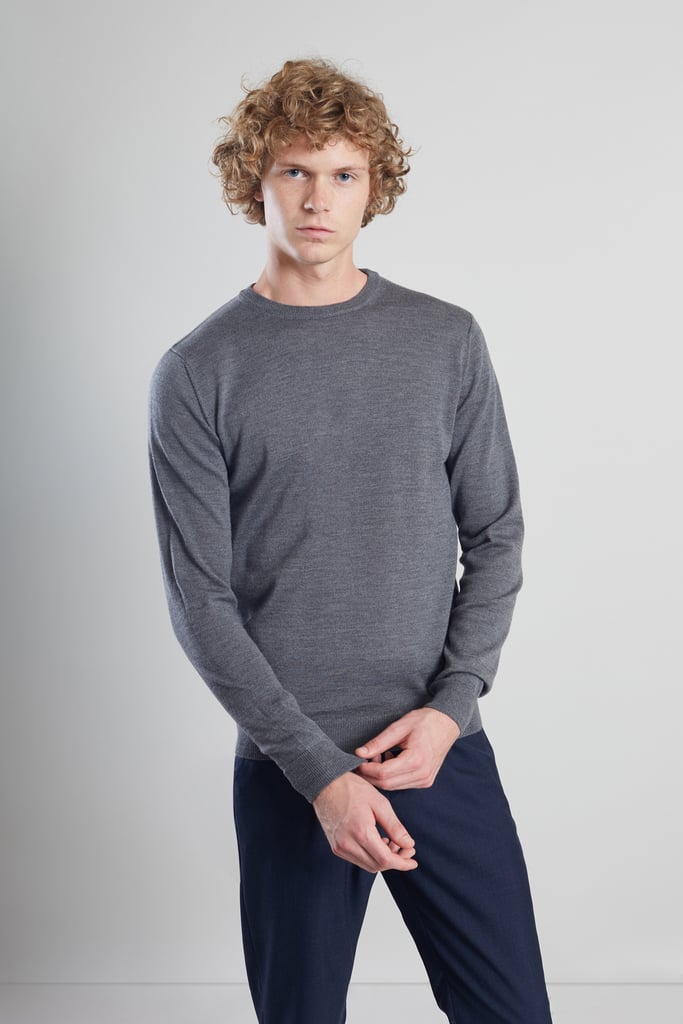 L'exception Pull Col Rond En Laine Mérinos Anthracite L'Exception Paris