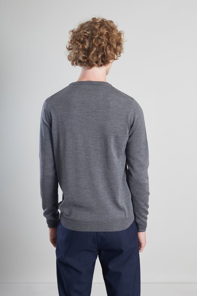 L'exception Pull Col Rond En Laine Mérinos Anthracite L'Exception Paris