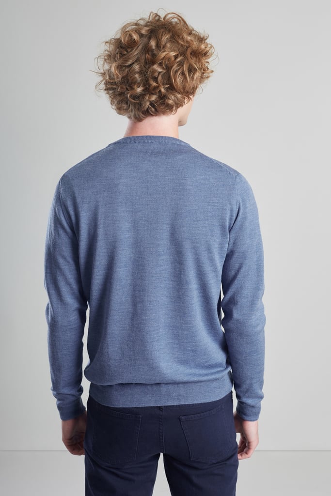 L'exception Pull Col Rond En Laine Mérinos Bleu Clair L'Exception Paris