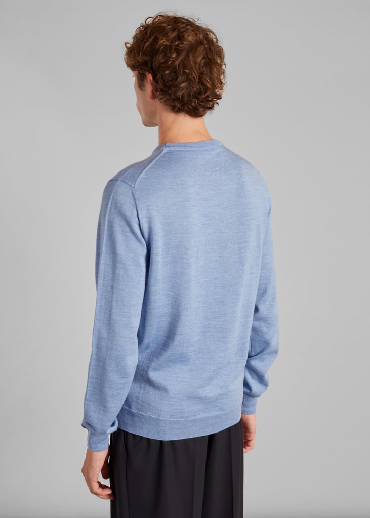 L'exception Pull Col Rond En Laine Mérinos Bleu Clair L'Exception Paris