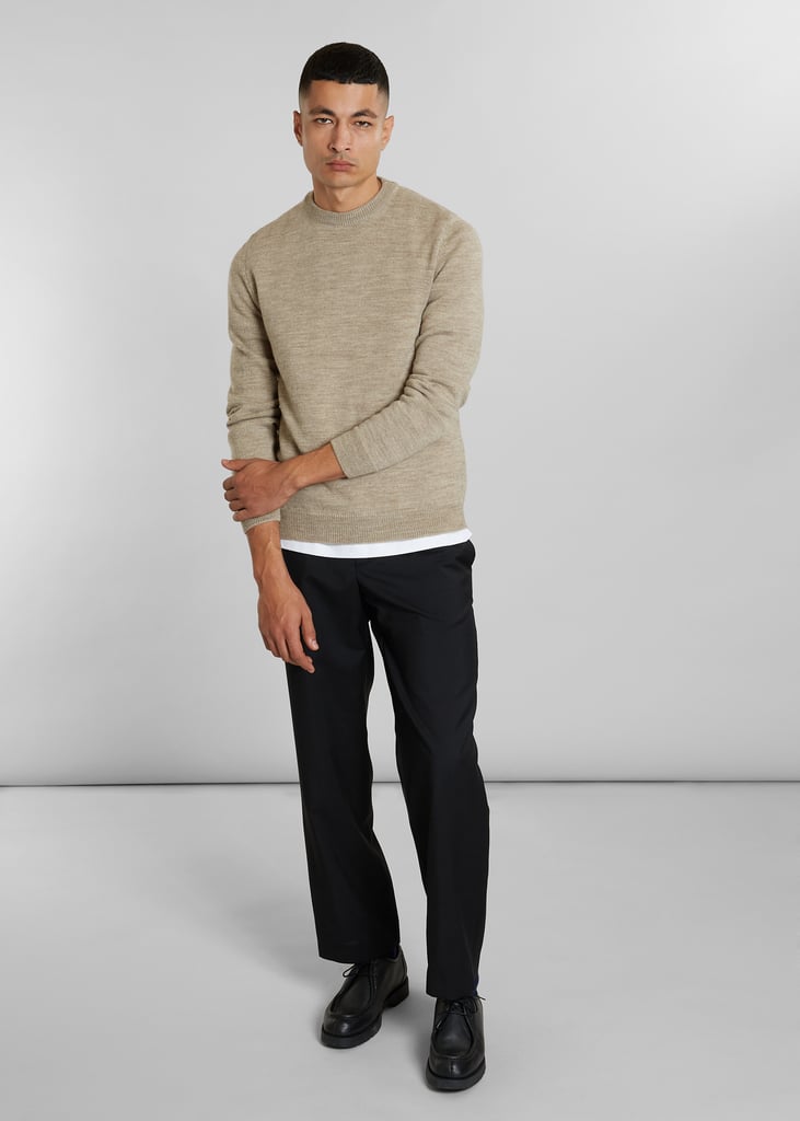 L'exception Pull Col Rond En Laine Shetland Ecru L'Exception Paris