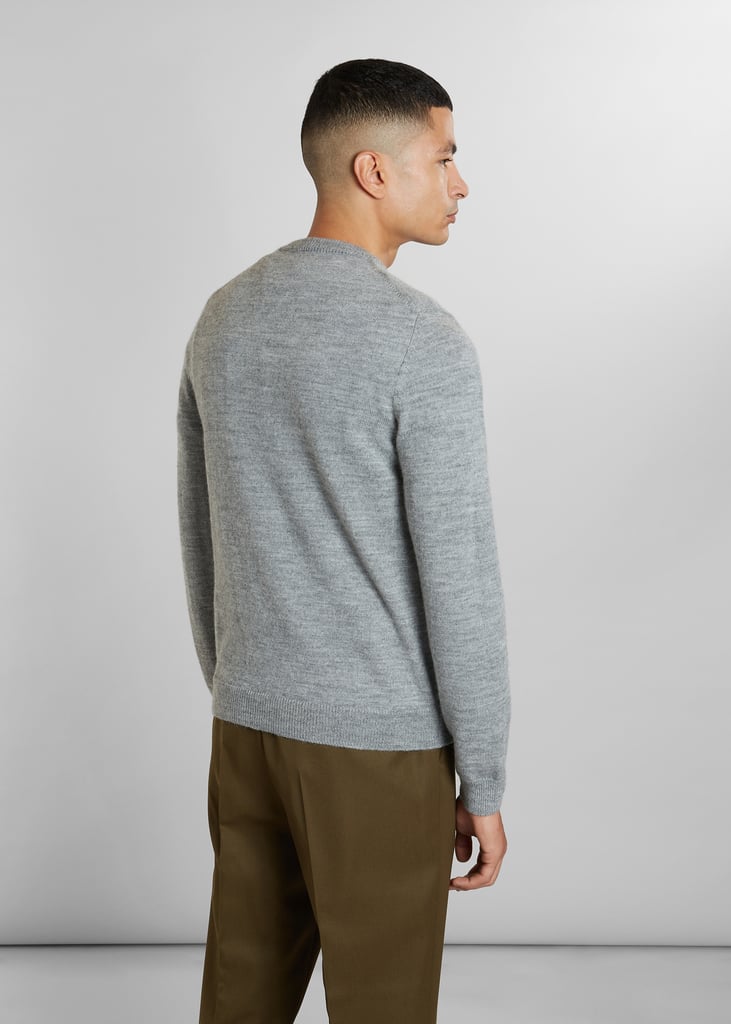 L'exception Pull Col Rond En Laine Shetland Gris L'Exception Paris