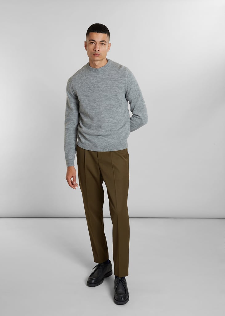 L'exception Pull Col Rond En Laine Shetland Gris L'Exception Paris