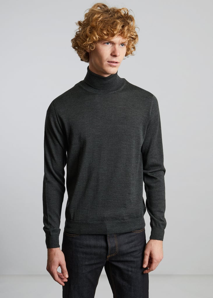 L'exception Pull Col Roulé En Laine Mérinos Khaki L'Exception Paris
