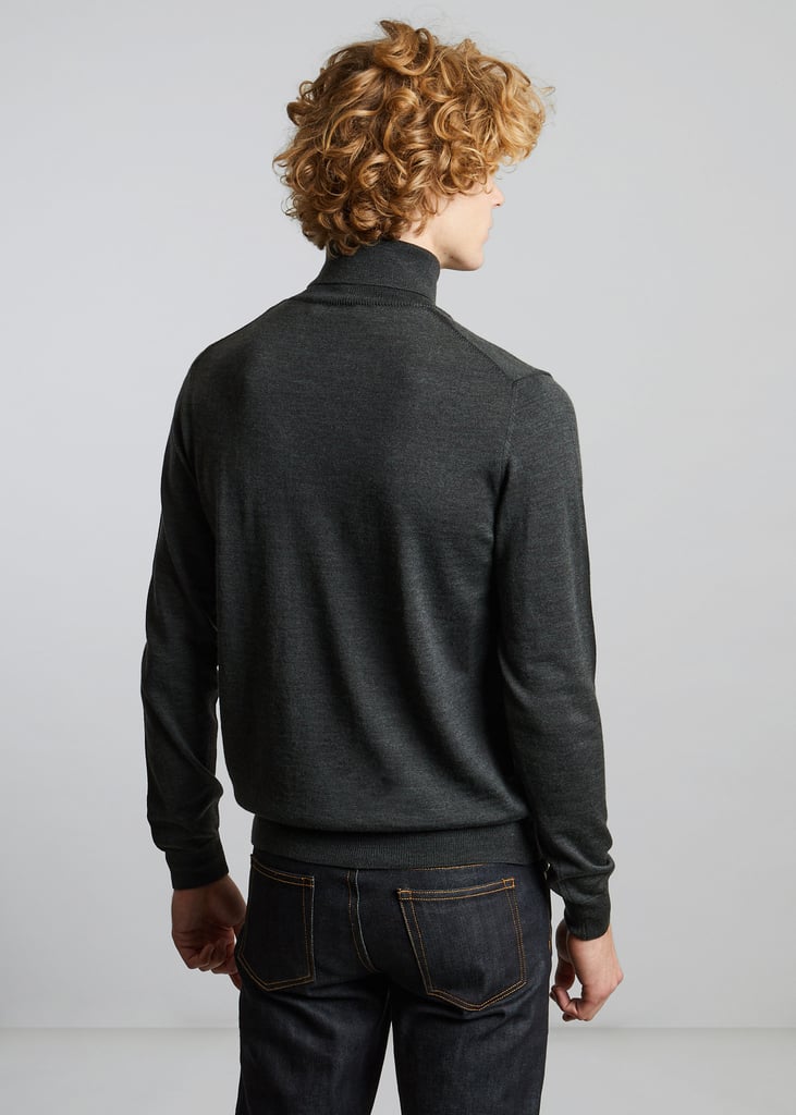 L'exception Pull Col Roulé En Laine Mérinos Khaki L'Exception Paris