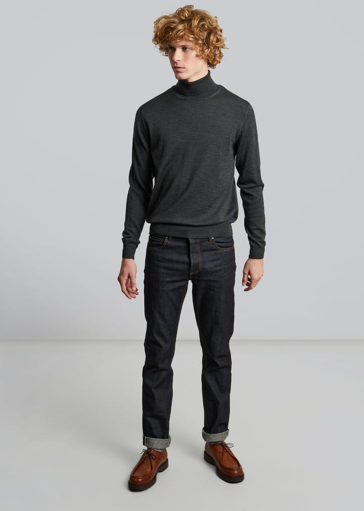 L'exception Pull Col Roulé En Laine Mérinos Khaki L'Exception Paris