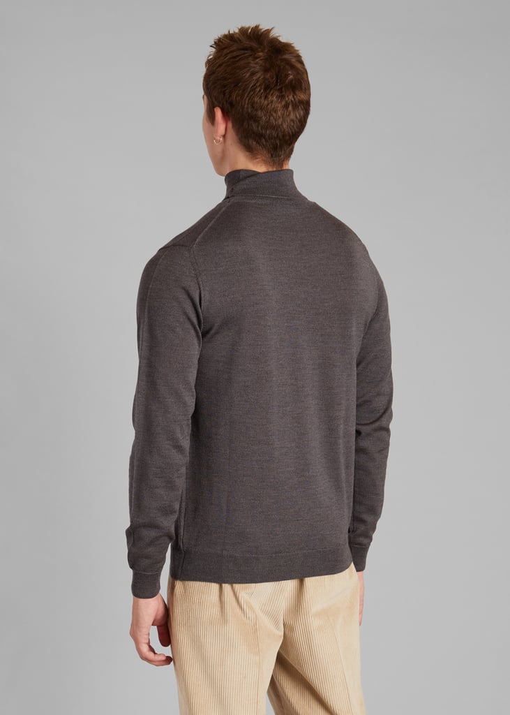 L'exception Pull Col Roulé Mérinos Anthracite L'Exception Paris