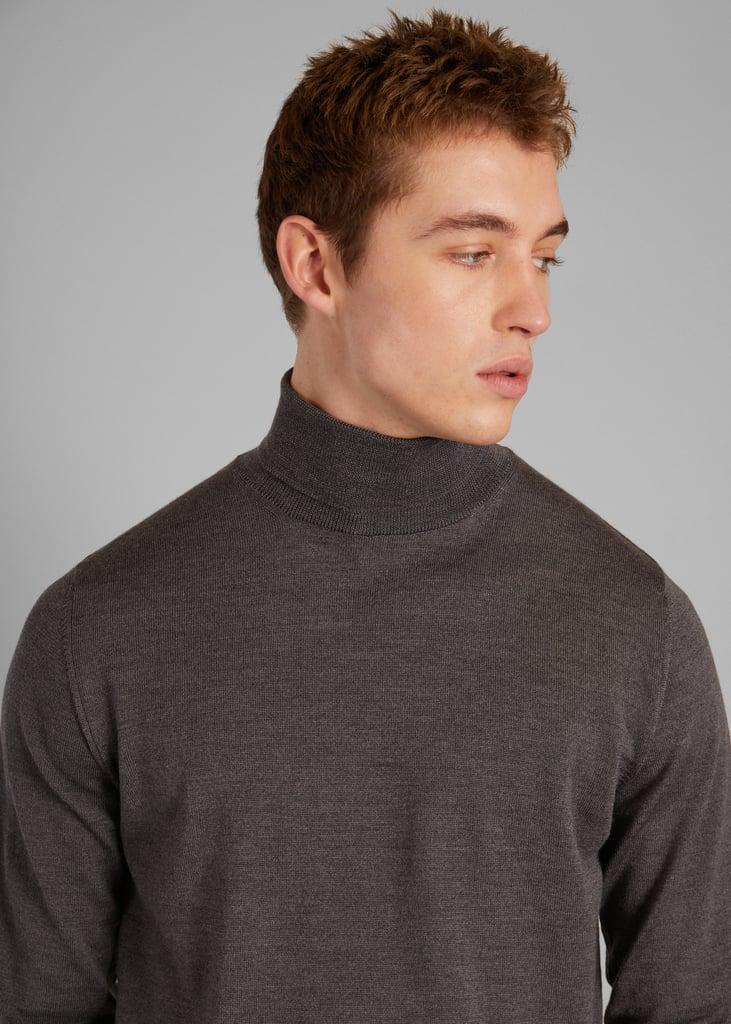 L'exception Pull Col Roulé Mérinos Anthracite L'Exception Paris