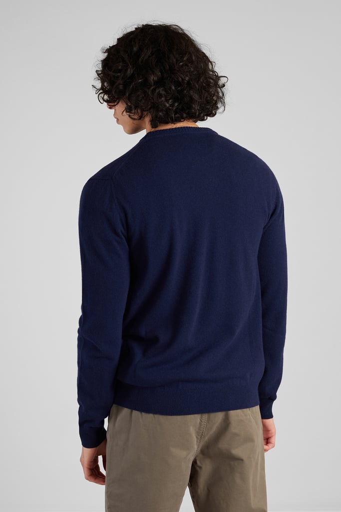 L'exception Pull En Cachemire Et Laine Mérinos Bleu Marine L'Exception Paris