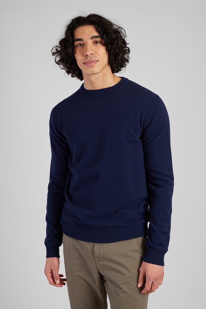 l'exception Pull en Cachemire et Laine Mérinos Bleu Marine L'Exception Paris