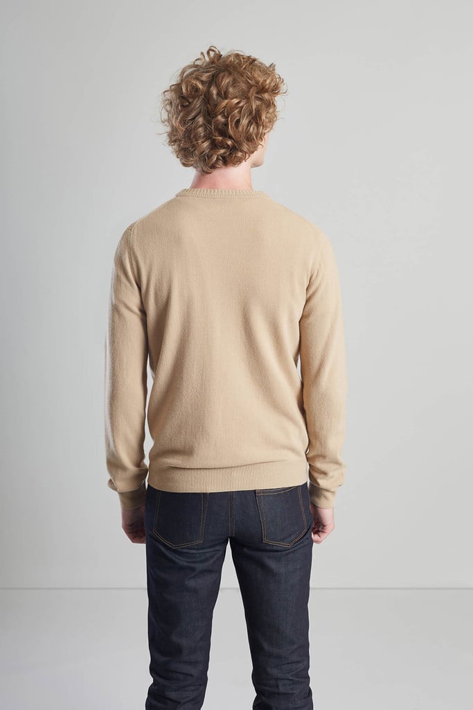 L'exception Pull En Cachemire Et Laine Mérinos Sable L'Exception Paris