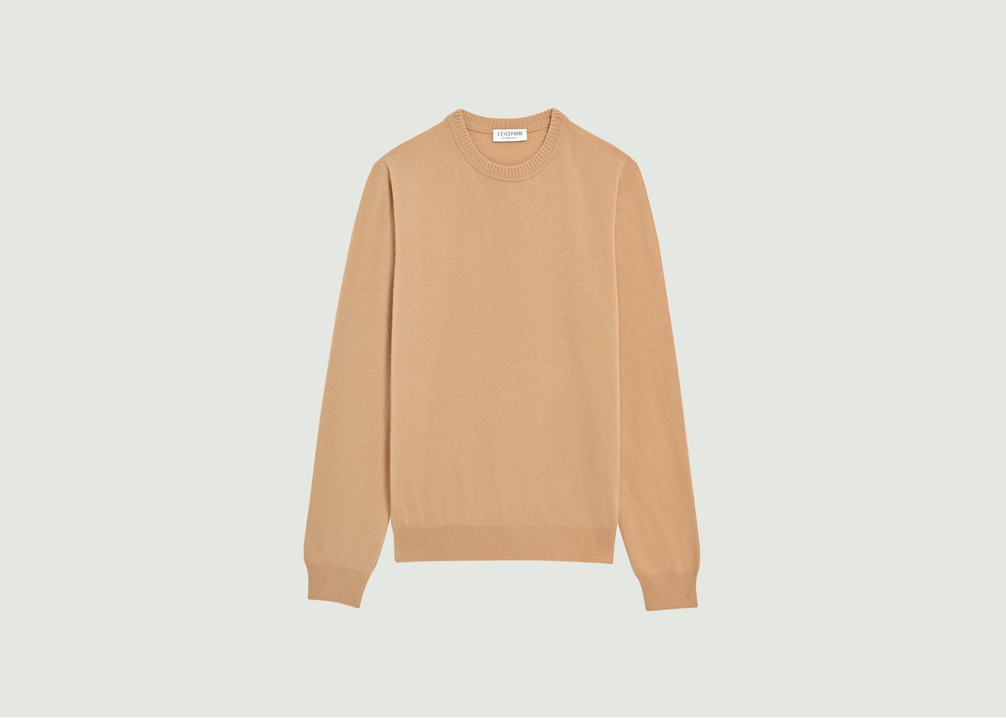 l'exception Pull en Cachemire et Laine Mérinos Sable L'Exception Paris