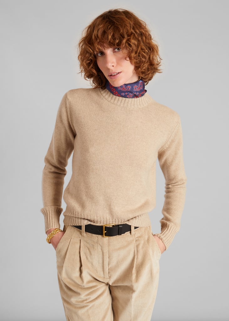 l'exception Pull en cachemire recyclé Sable L'Exception Paris