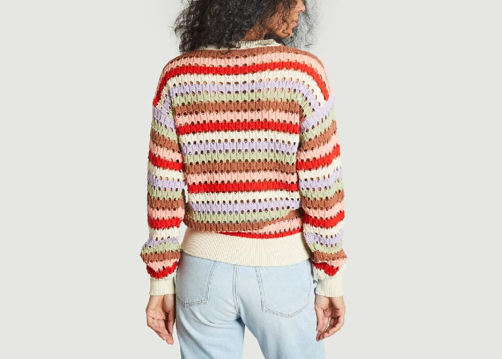 L'exception Pull En Crochet Panache Multicolore La Petite Française